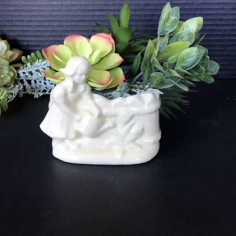 Vintage Shawnee Dutch Girl Planter
